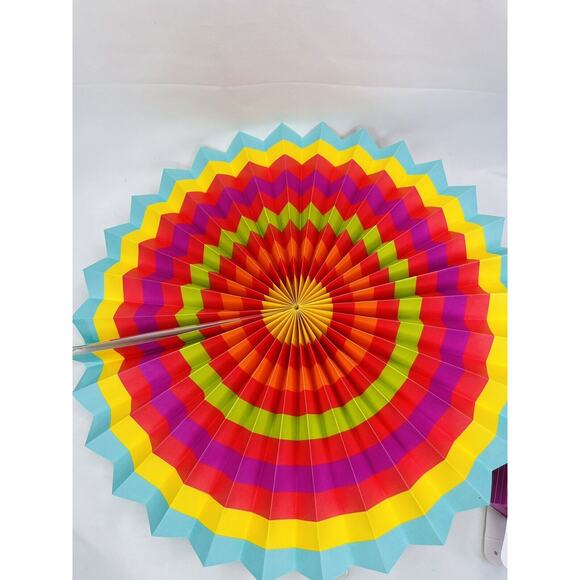 Honeycomb Hanging Round Paper Fans Decoration Party Kit Accessories Multicolor - Picture 12 of 12